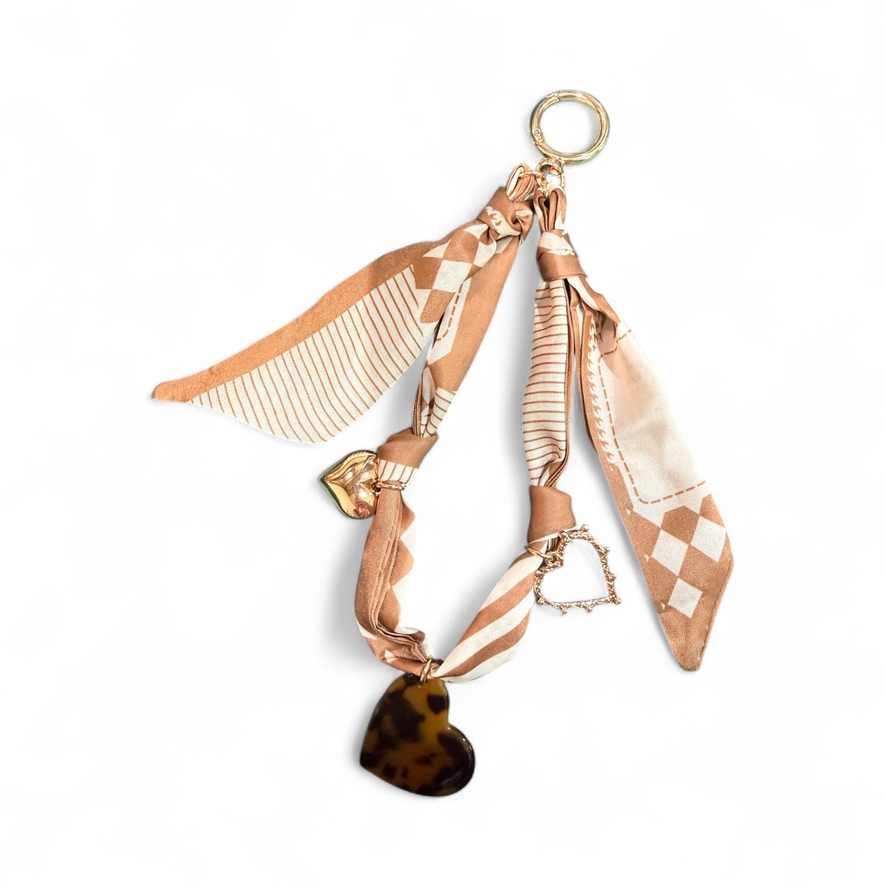 Crème Knot Bag Charm