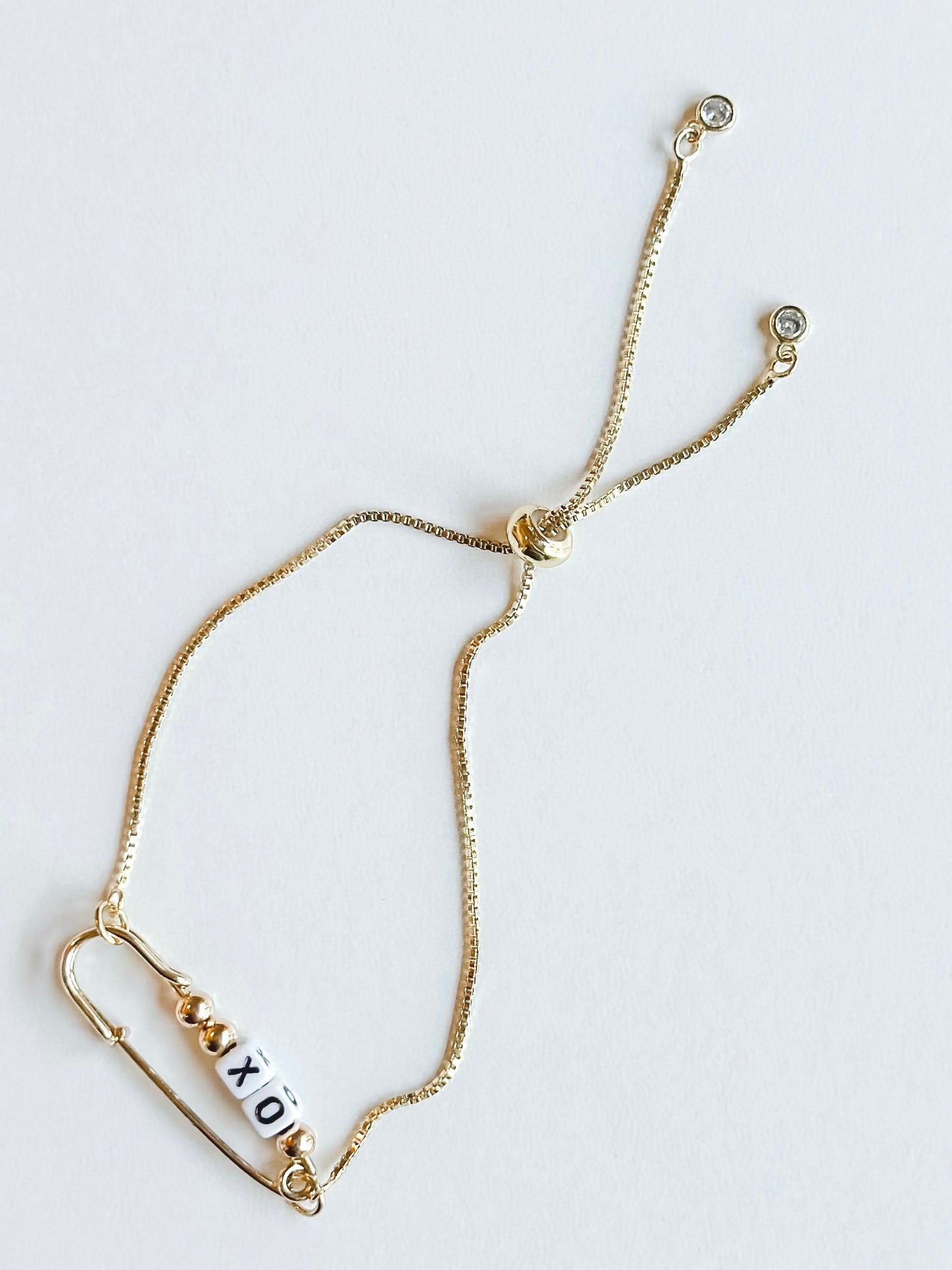 custom safety pin bracelet