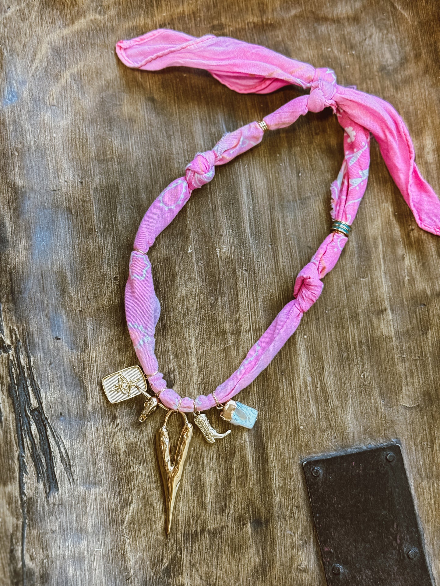 Cowgirl Bandana Necklace