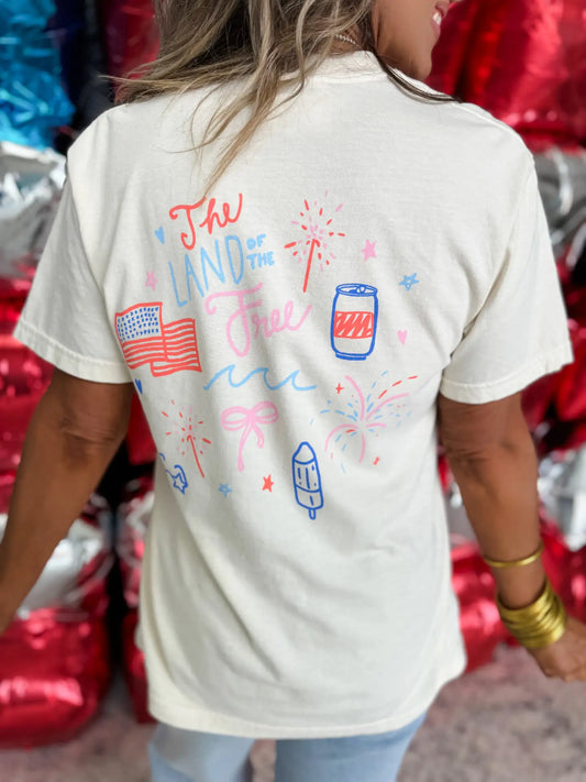 Doodle Shirt - Land of the Free