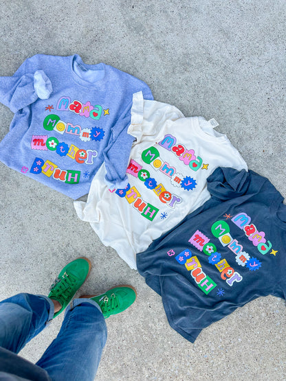 mama, mommy, mother, bruh tee