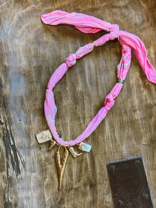Cowgirl Bandana Necklace