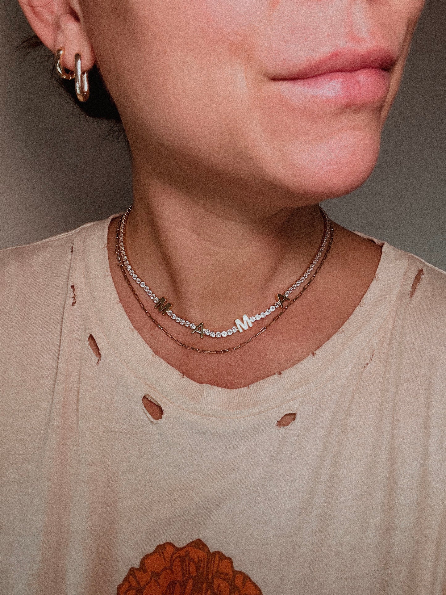 Mama Tennis Necklace