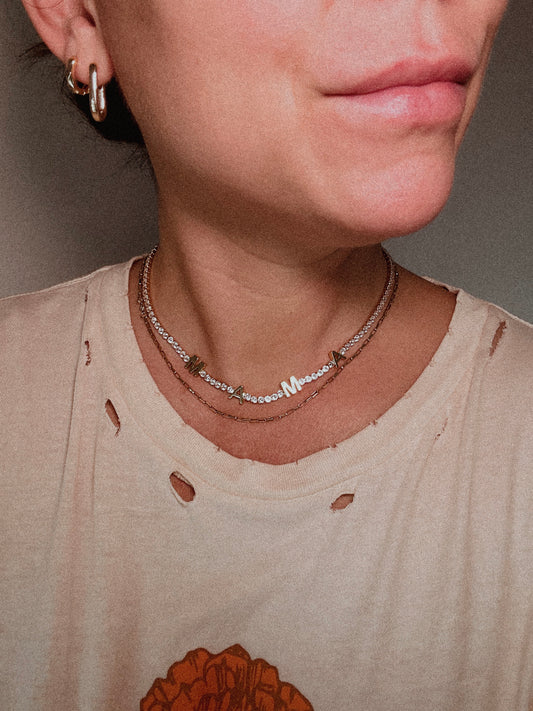 Mama Tennis Necklace