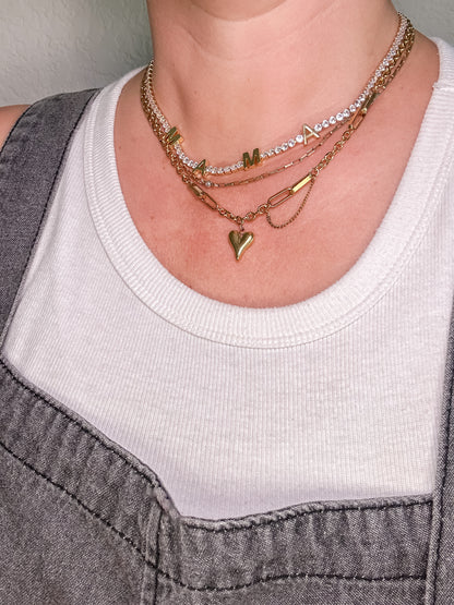 Swaying Heart Necklace