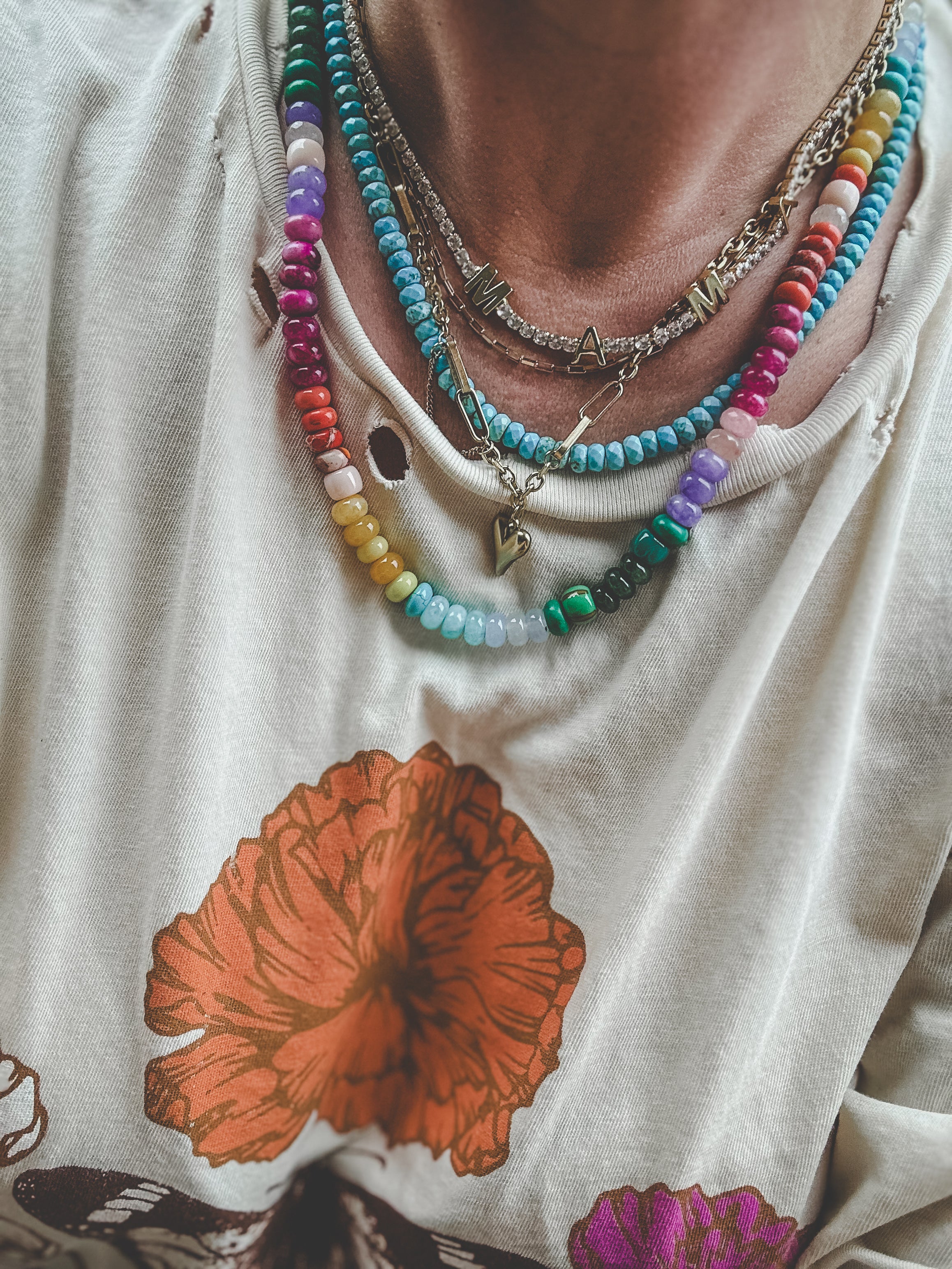 Mama Tennis Necklace
