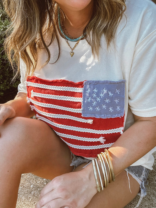 USA Flag Tee