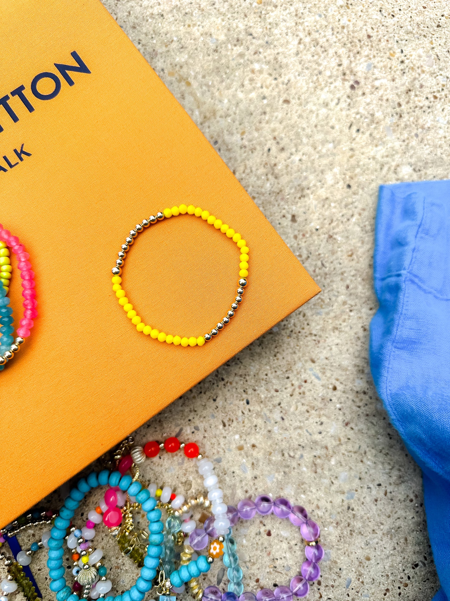 Yellow Sprinkle Bracelet