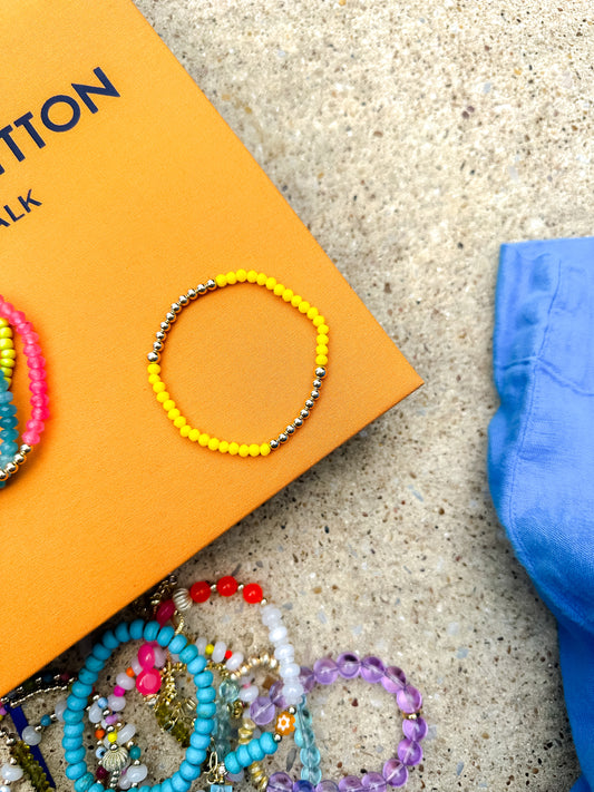 Yellow Sprinkle Bracelet