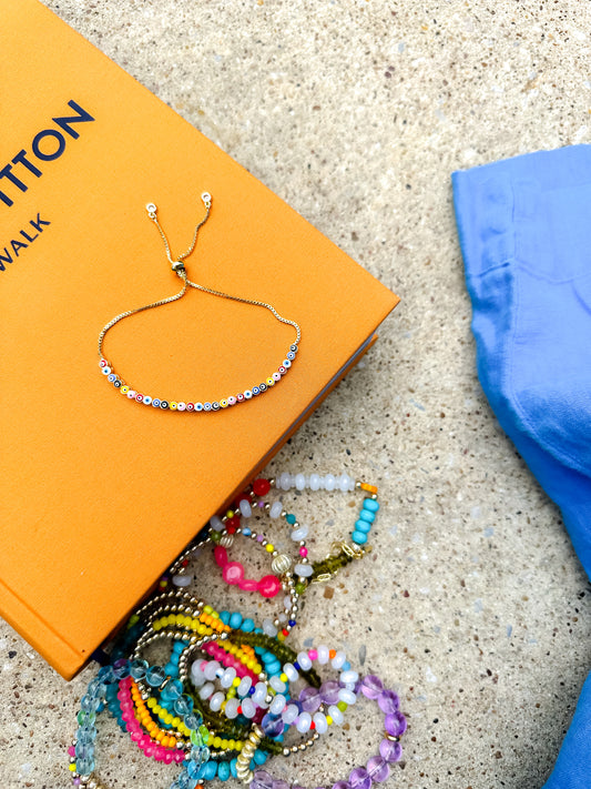 Evil Eye Adjustable Bracelet