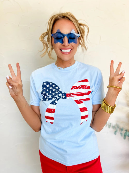 Patriotic Bow Tee