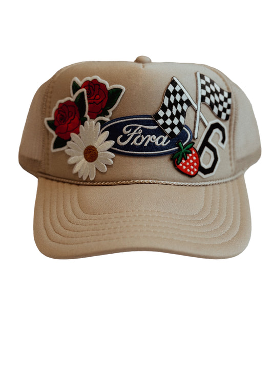 Patch Trucker Hat - Race On 02