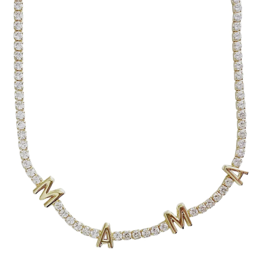 Mama Tennis Necklace
