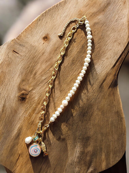 Sun Sea & Love Necklace