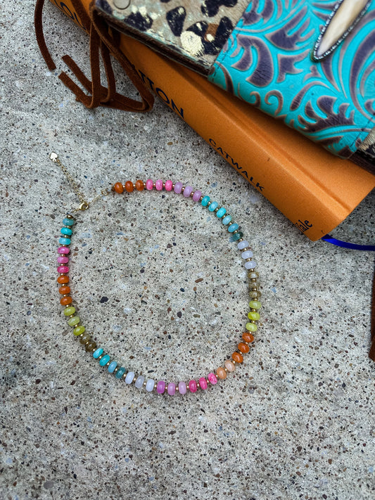 Candy Gemstone Necklace